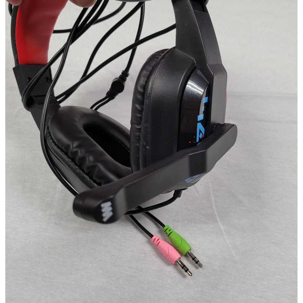 Computer Gaming Accessories Set Keyboard, Mouse, Headset, & Mouse Pad
